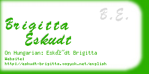 brigitta eskudt business card